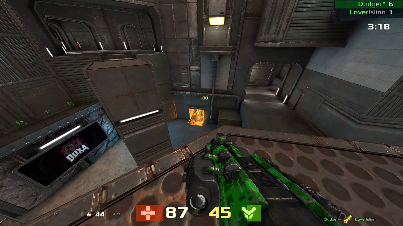 Xonotic Duel Commentary: Dodger vs Islinn on fuse