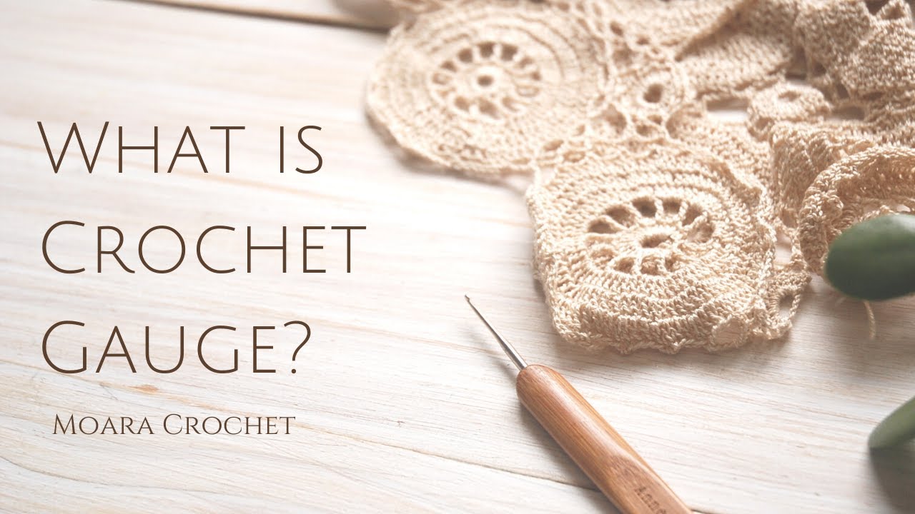 What is Crochet Gauge? How to make a crochet swatch with Moara Crochet