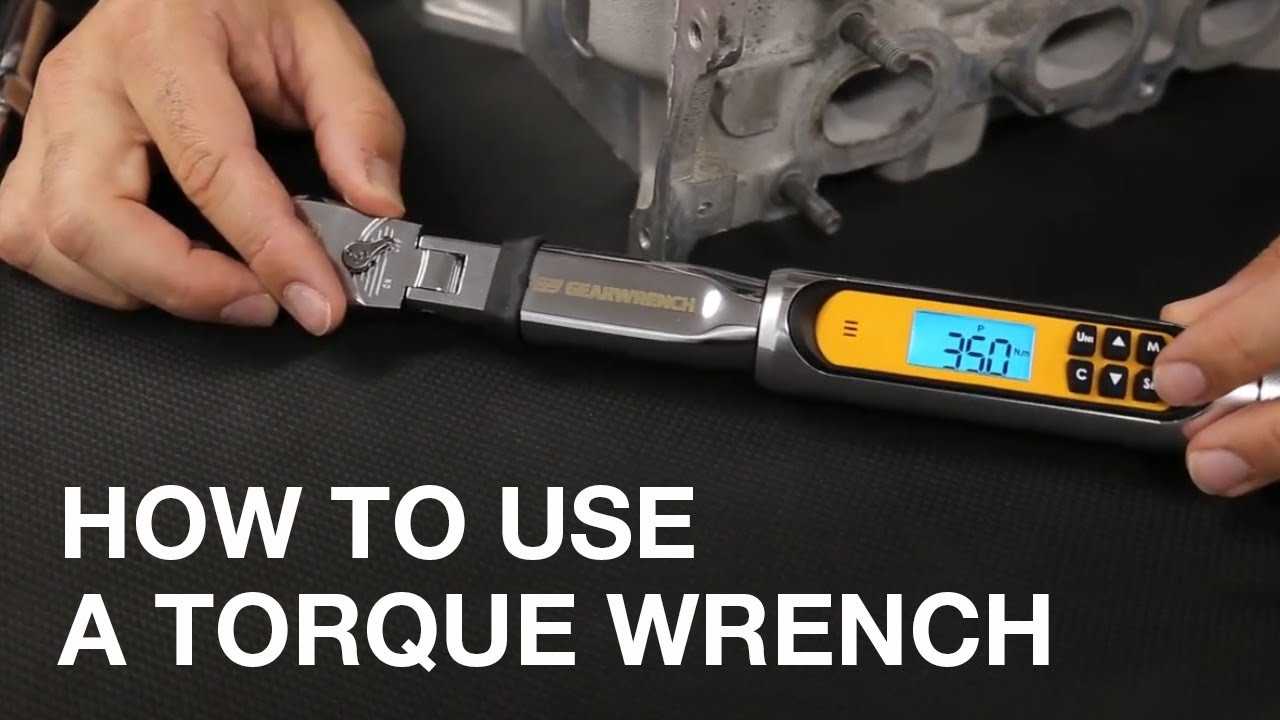 How to use the GEARWRENCH 120XP Flex Head Electronic Torque Wrench with angle