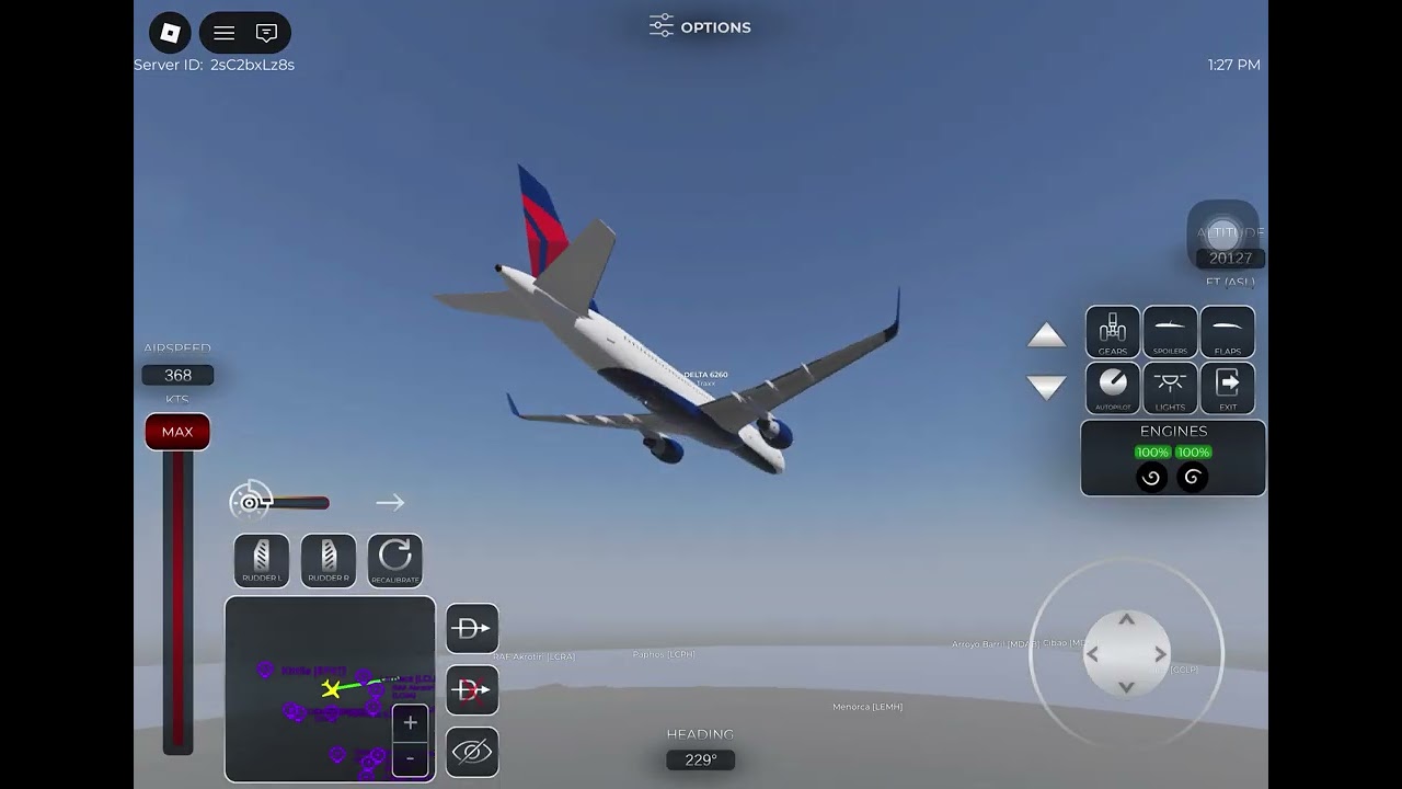 Flying  a Delta 757
