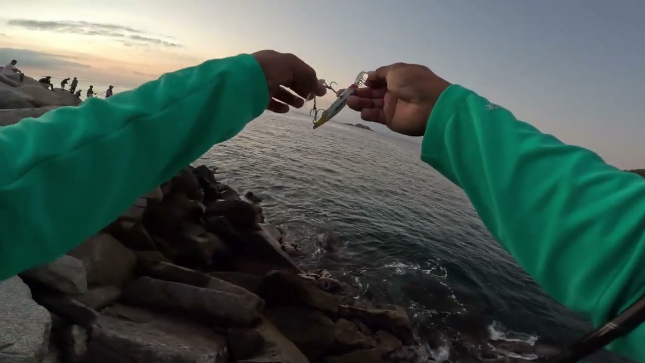 pesca de sierra grande casi 4 Kg. en  CHAHUE