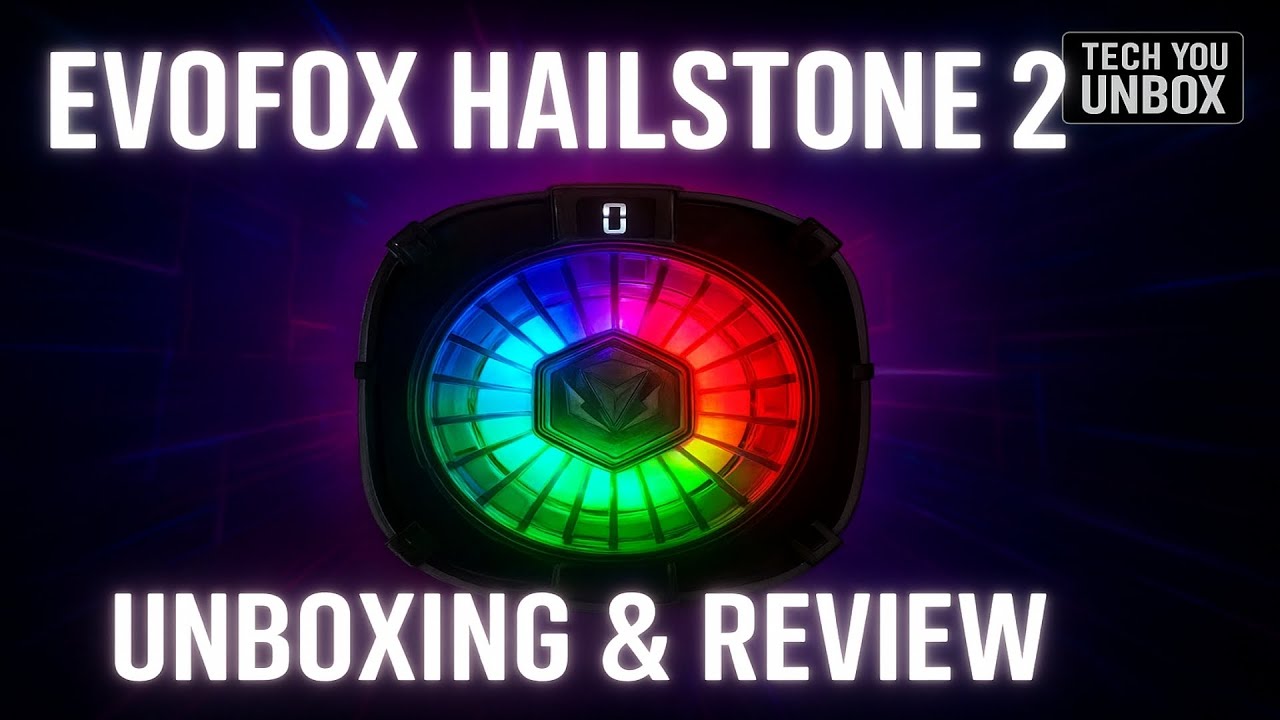 EvoFox Hailstone 2 mobile cooler Unboxing and Review 