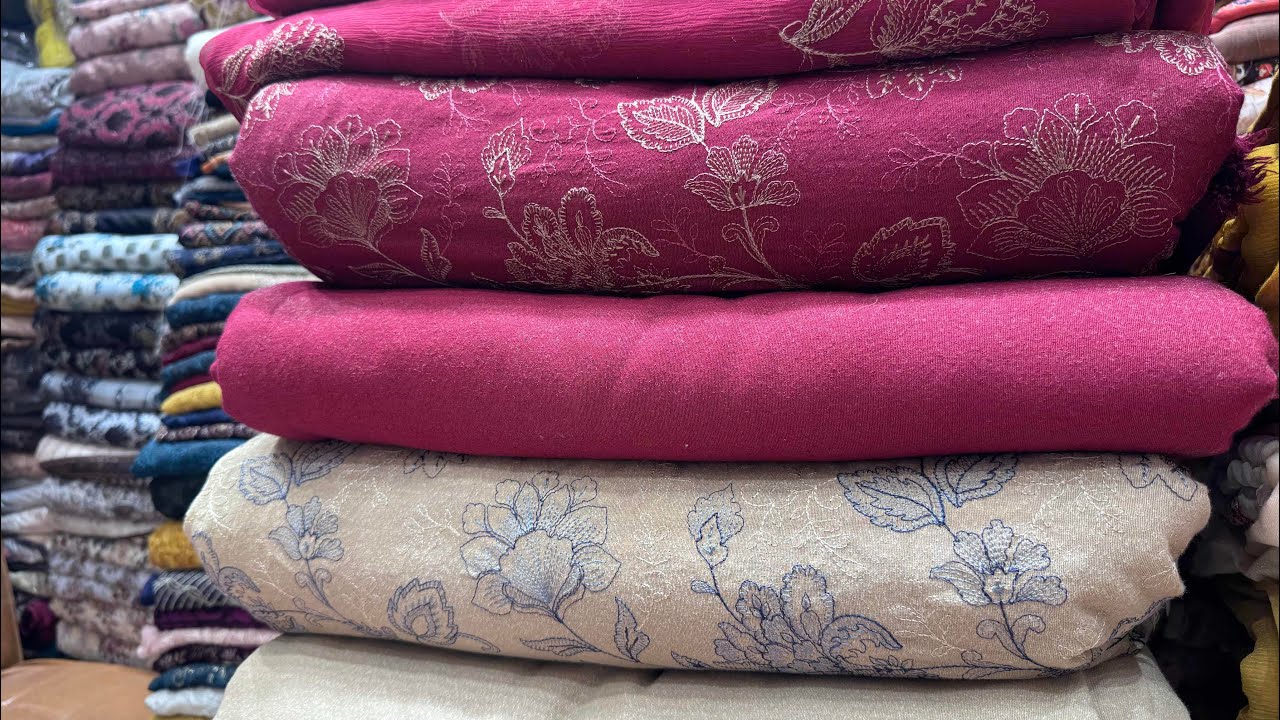 Karandi Embroidered with Chiffon Duppata New Designs #firdousrabicentre 