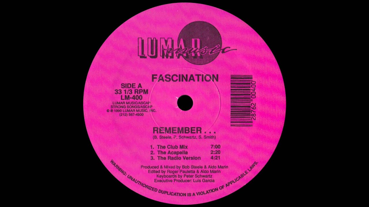 Fascination ‎– Remember (Club Mix) [1990]