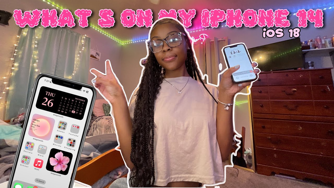 WHATS ON MY IPHONE 14|| iOS 18