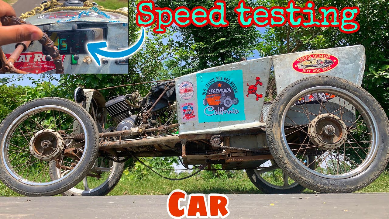We Put a Motorcycle Engine in a Jeep /tractor #mini tractor