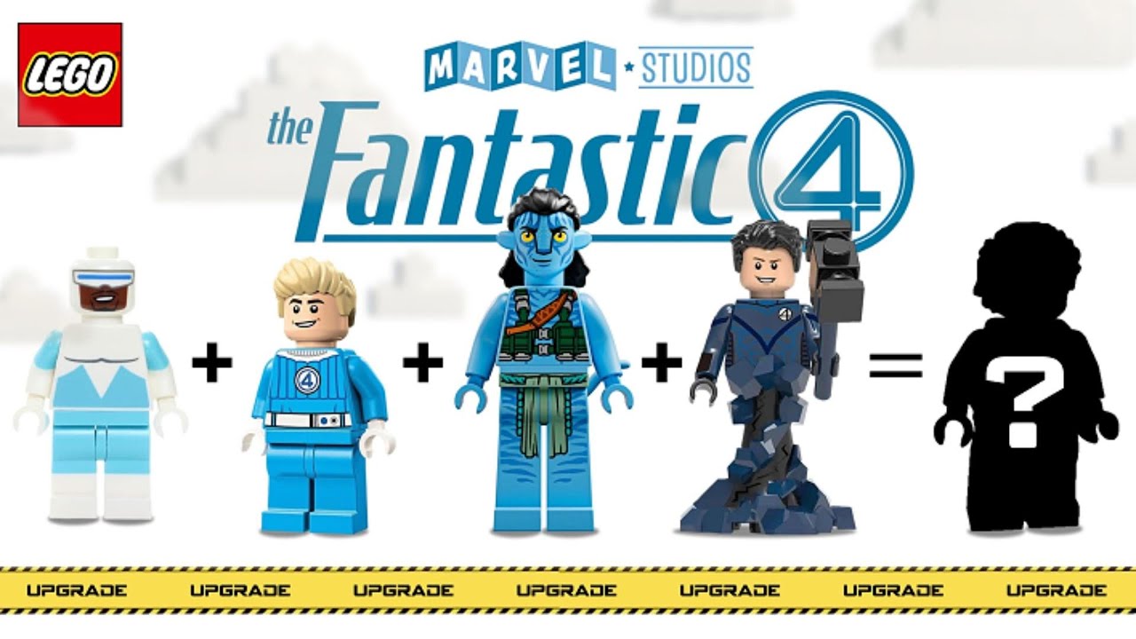 💭УЛУЧШЕНИЕ Upgrade Lego MARVEL Minifigures Fantastic Four  Фигурок по Фантастической четверке.