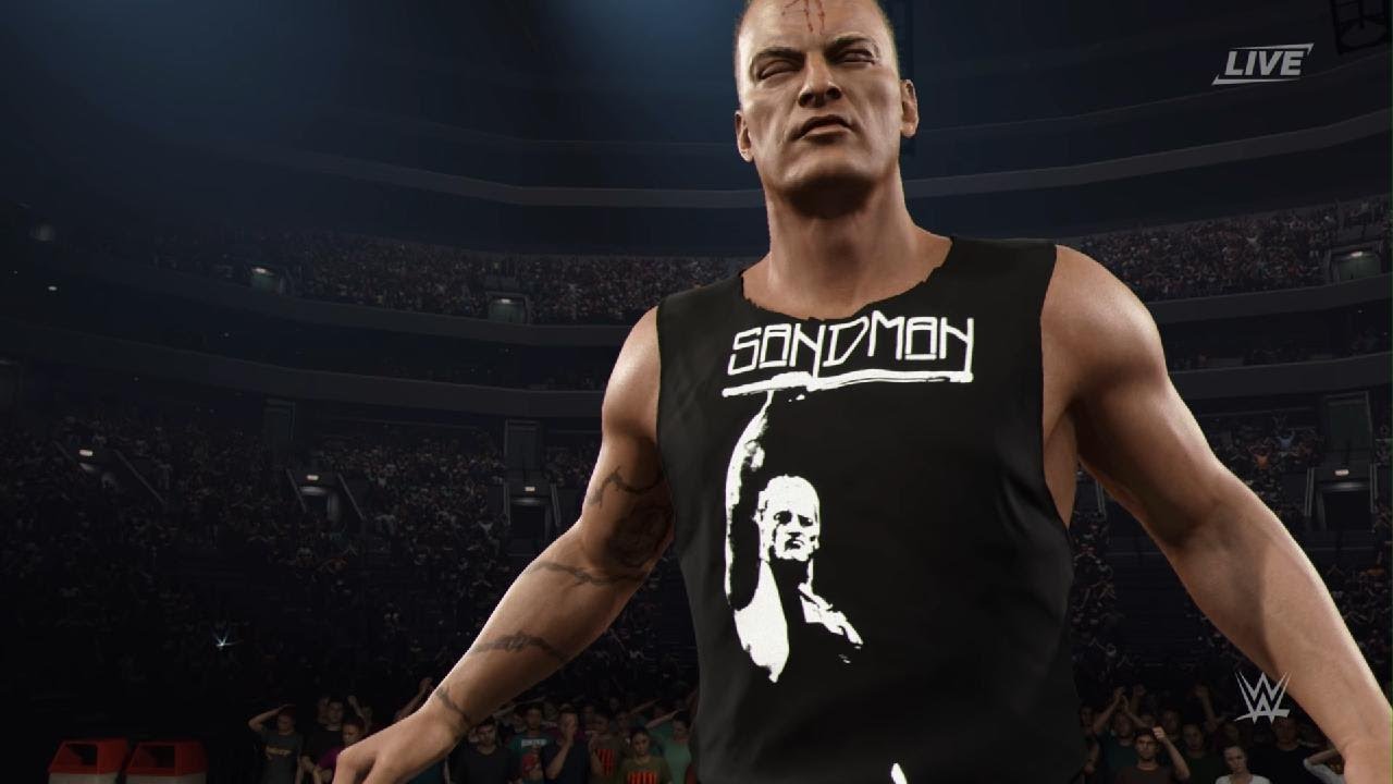 WWE 2K25 Underground Match: The Sandman vs The Great Muta