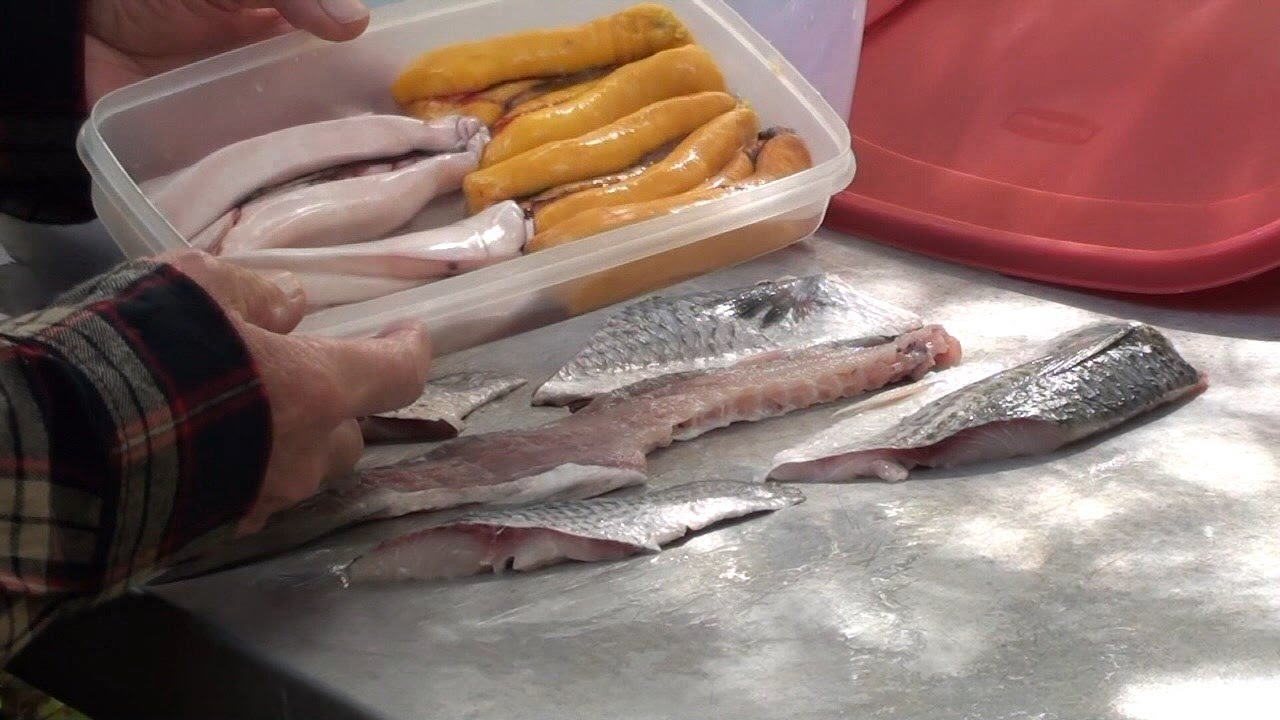 Mullet and Roe Deep Fried
