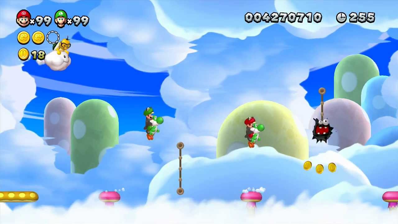 New Super Mario Bros U - 100% Walkthrough Co-op - Parte 15 di 22