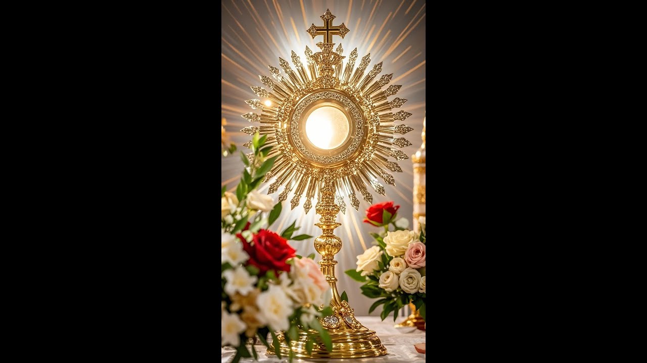 Five Minutes with Jesus in the Blessed Sacrament When You Abide, Not Rush 🌾🕊️