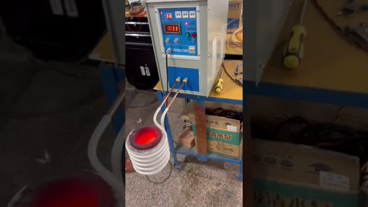 JL-25KW Melting Furnace With 5KG Pure Graphite Crucible