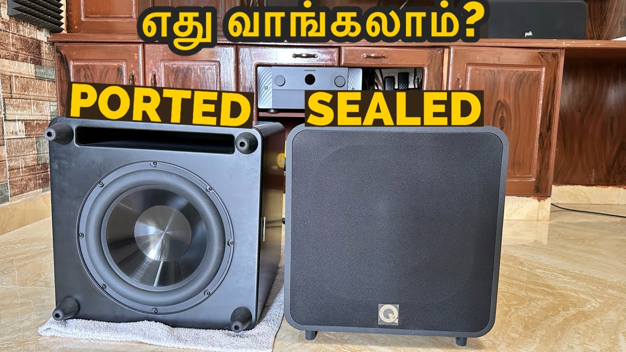 Sealed or Ported Subwoofer which is better| polk dsw pro 660 vs qacoustic qb12