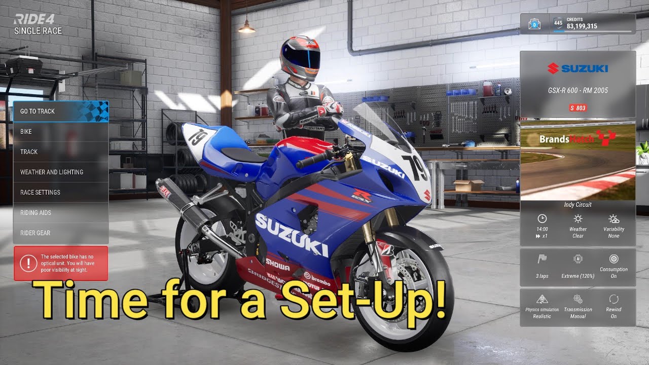 2005 GSX-R600 RM Set-up | RIDE 4 | Xbox Series X