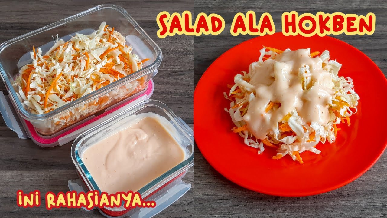 RESEP SALAD ALA HOKBEN MIRIP ASLINYA | WAJIB COBA !!