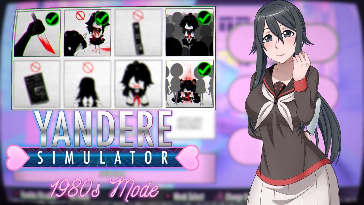 YouTuber's Challenge | Yandere Simulator 1980s Mode