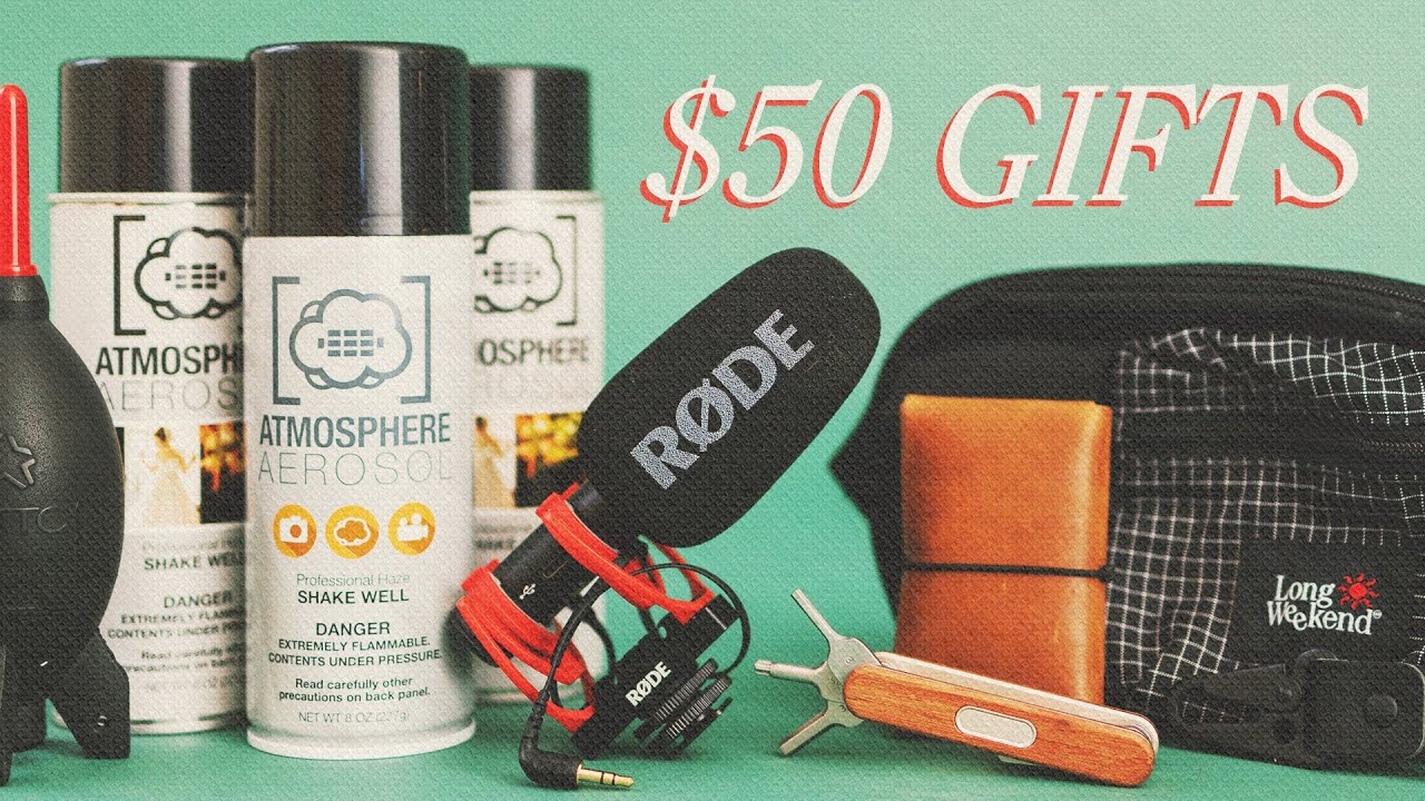 $50 Holiday Gift Guide! (Photographers + Filmmakers 2022)