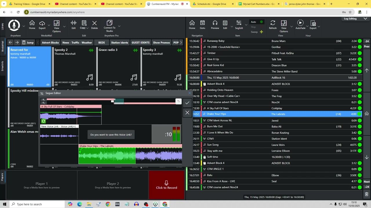 Remote Voice Tracking in Myriad Anywhere