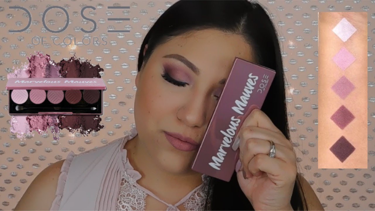 DOSE OF COLORS MARVELOUS MAUVES PALETTE | REVIEW & TUTORIAL