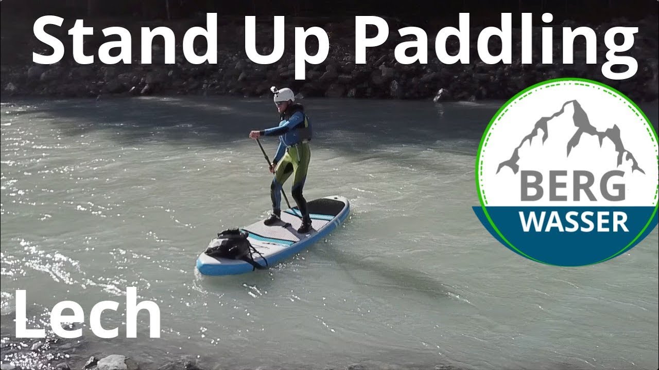 SUP Lech -  Stand Up Paddling auf dem Lech beim Allgäu #wildwasser #tour #canyoning