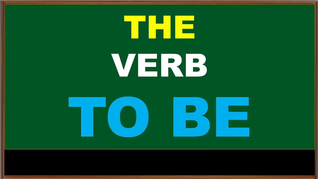 el verbo tobe ingles en tu idioma