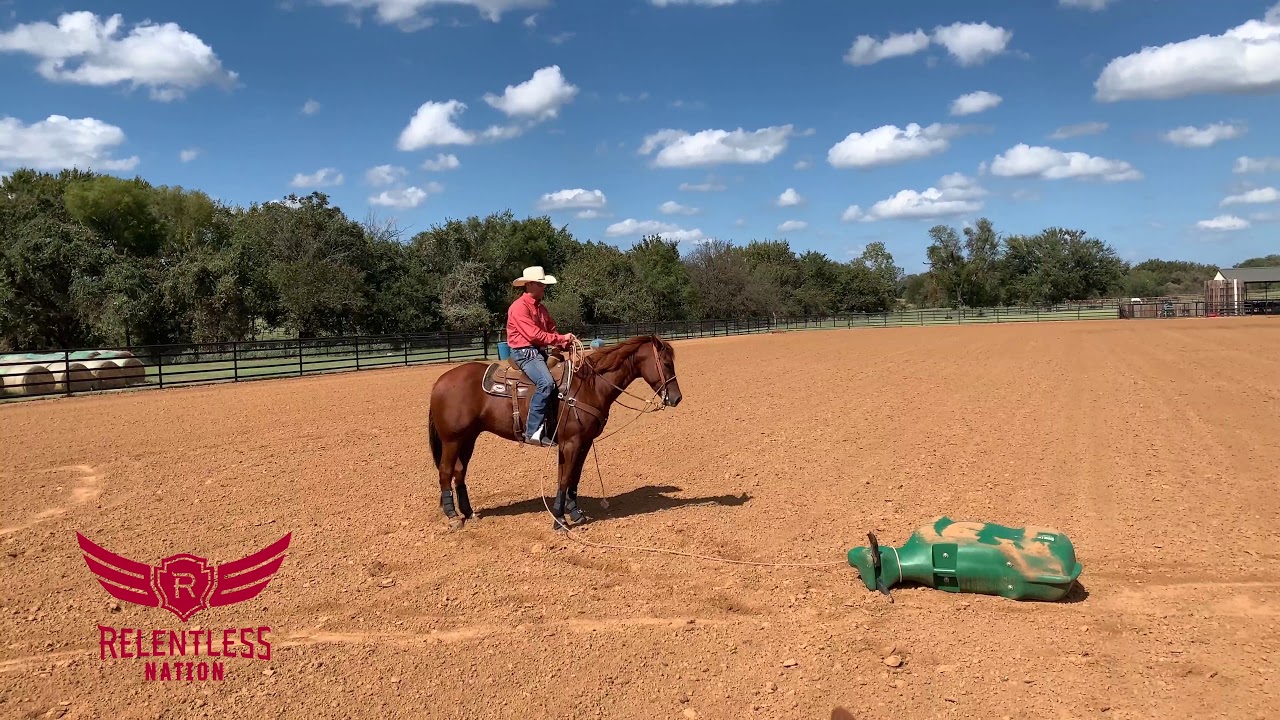 Trevor Brazile Works on a Head Horse's Facing