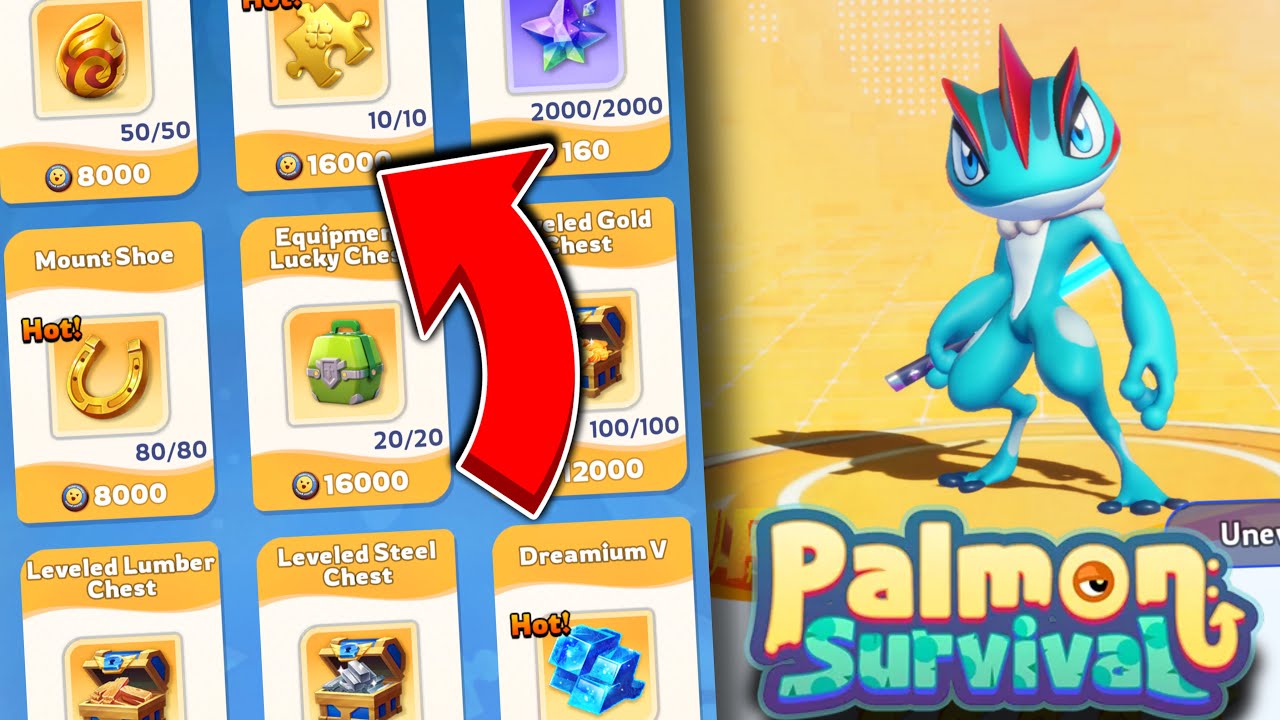 Лучшие товары из каждого магазина в Palmon Survival! (Магазин испытаний, престижа, гильдии и VIP!)