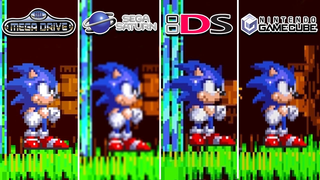Sonic the Hedgehog 3 (1994) Sega Genesis vs Sega Saturn vs NDS vs Gamecube (Which One is Better?)