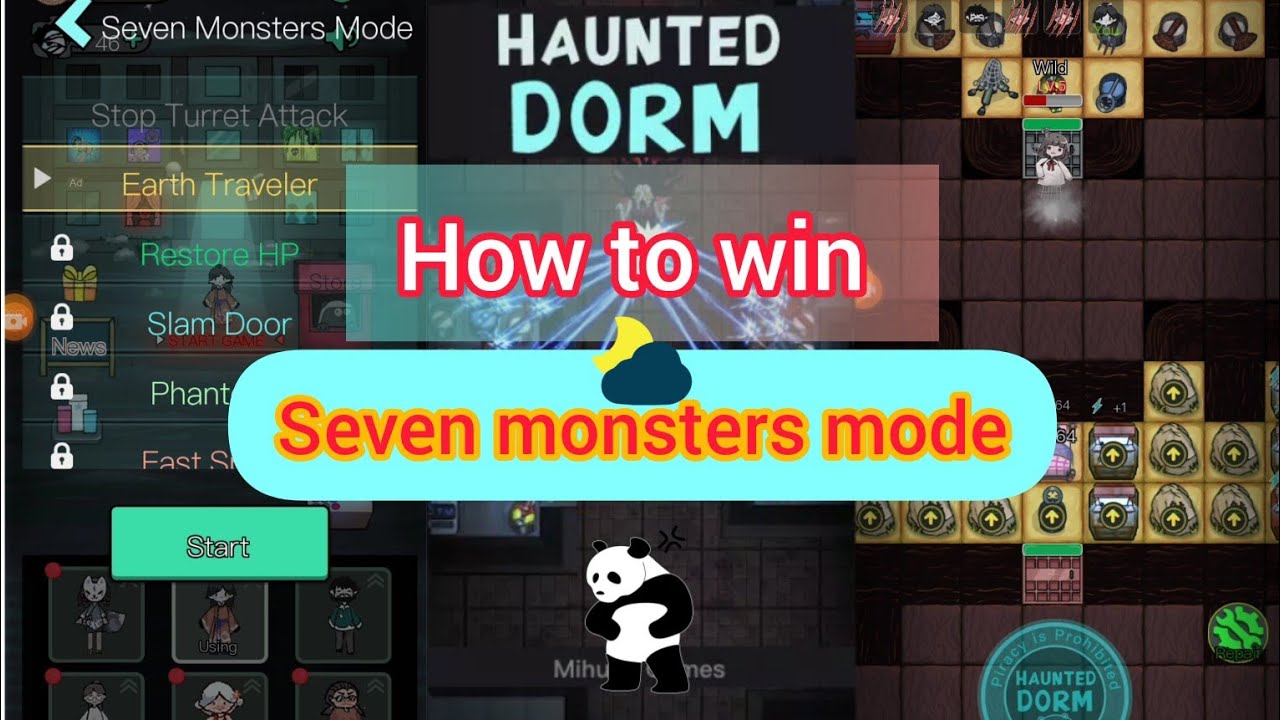 How to win earth traveler mode || Haunted dorm|| #gameplay #haunteddorm #gaming #win #game