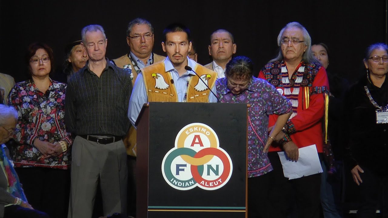 Roberts of the 'Fairbanks Four' speaks at AFN