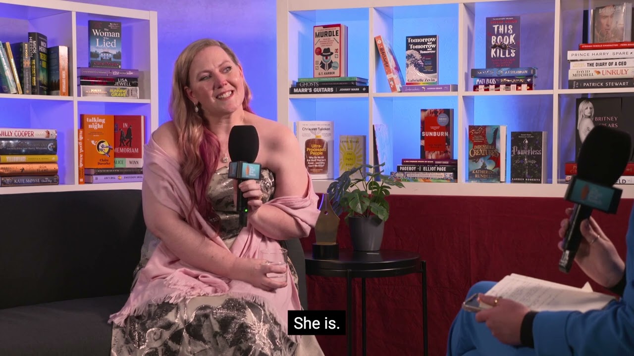 Rebecca Yarros Interview - Nibbies Studio - The British Book Awards 2024