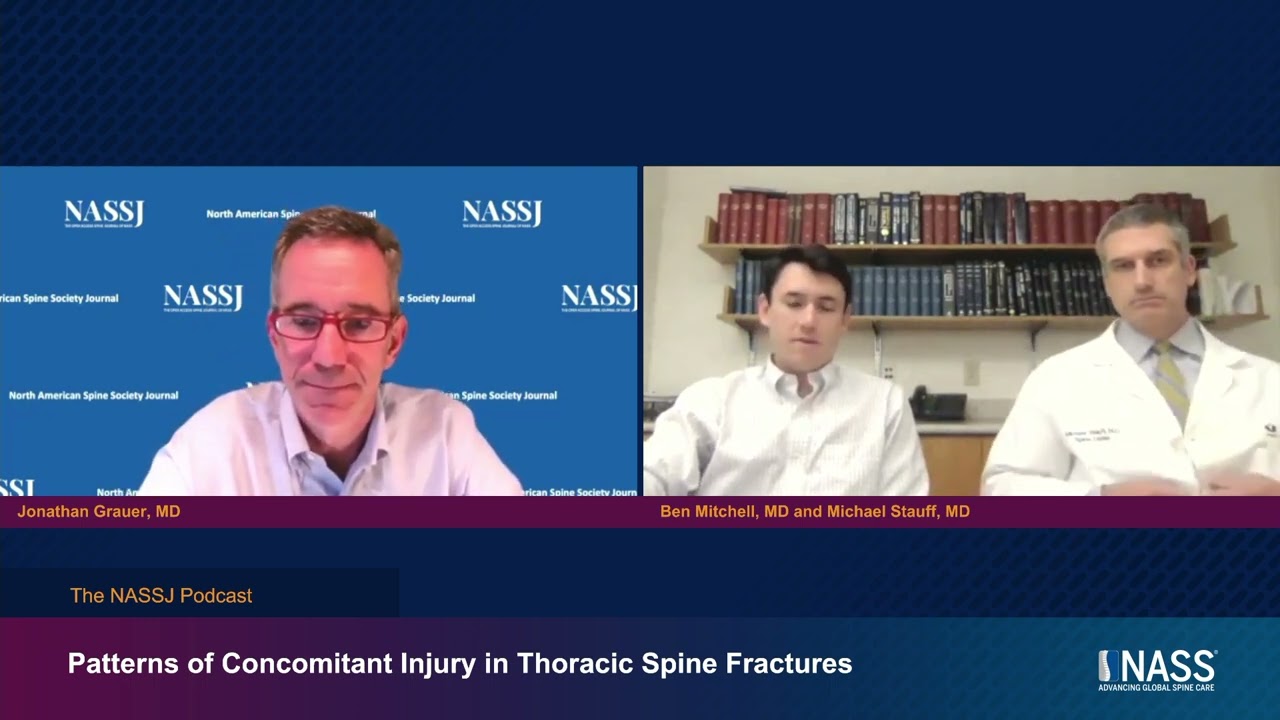 Patterns of concomitant injury in thoracic spine fractures