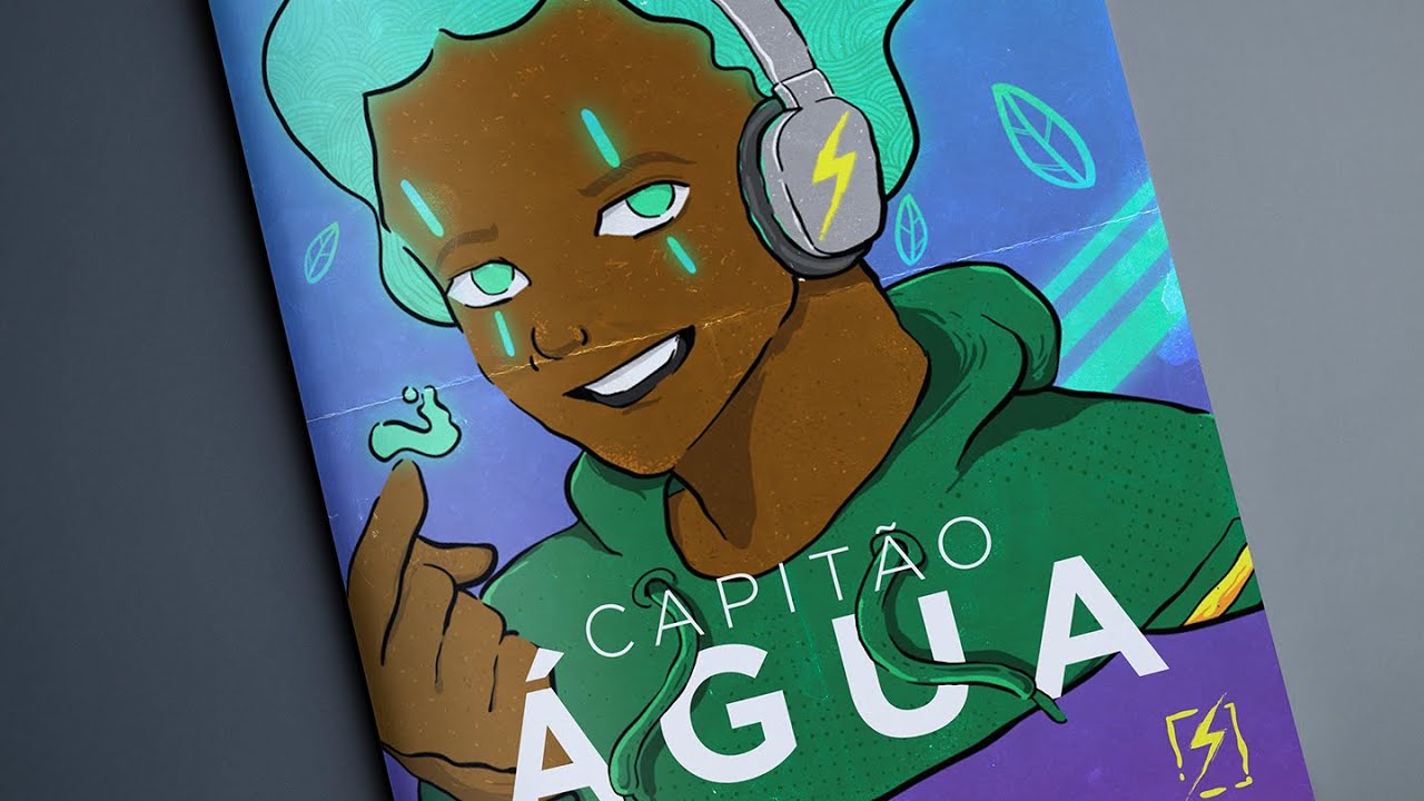 CAPIT&Atilde;O &Aacute;GUA by Doug Zanon - Unsainted S1E8 (Adobe Illustrator Illustration)