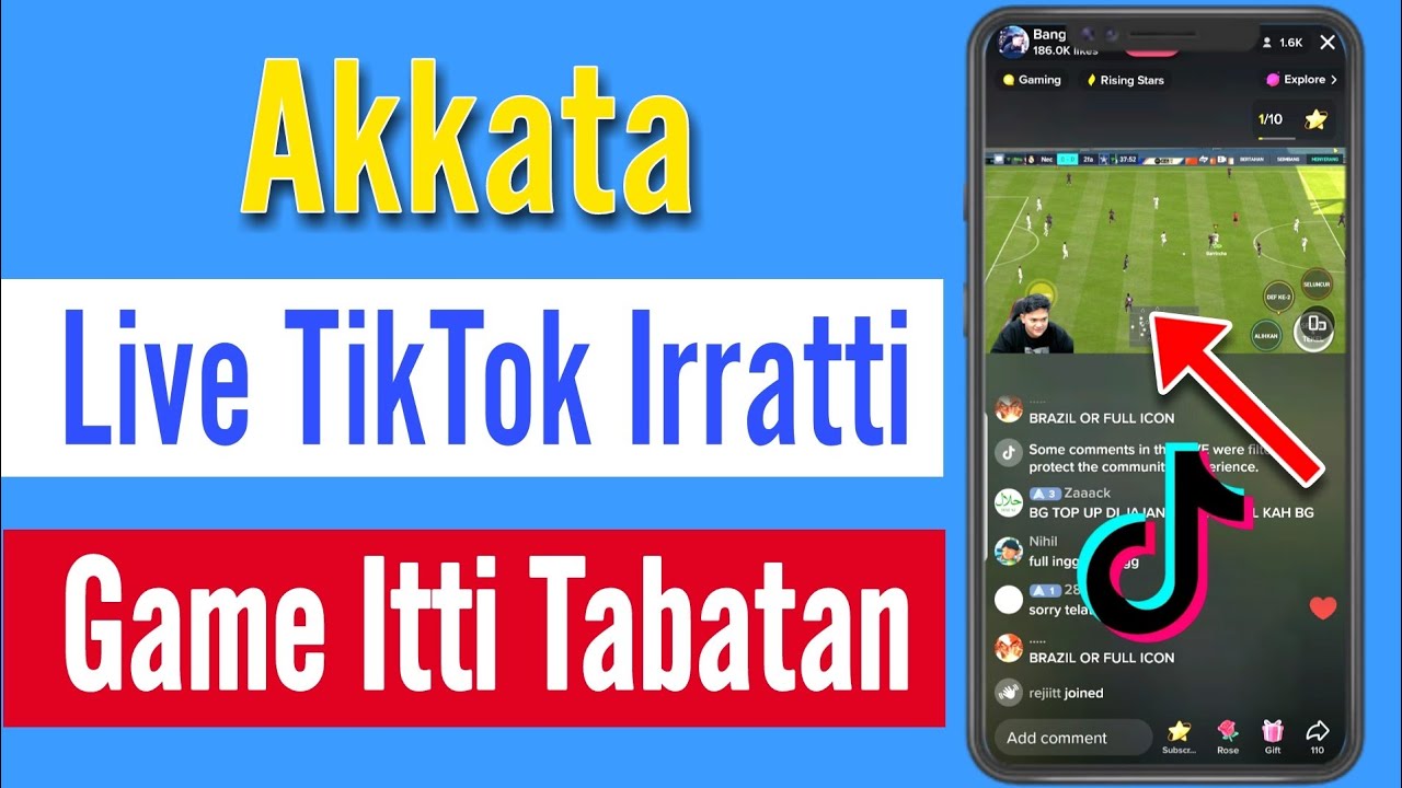 Akkata Bilbiila Irra Geemi Taphataa TikTok Irratti Live Dabarsan