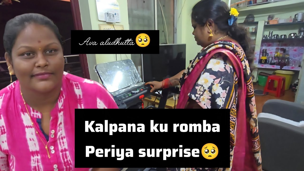 Kalpana ku romba periya *SURPRISE* ava aludhutta🥺|