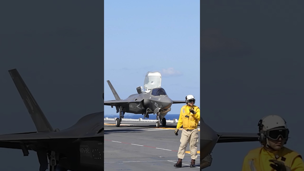 F-35 vertical take off is incredible