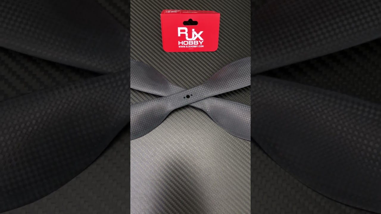 RJXHobby Matte carbon fiber drone propeller 1