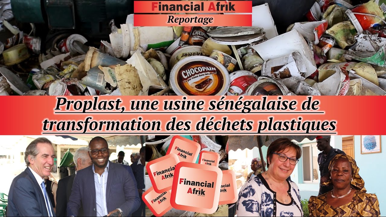 Proplast, une usine sénégalaise de transformation des déchets plastiques.