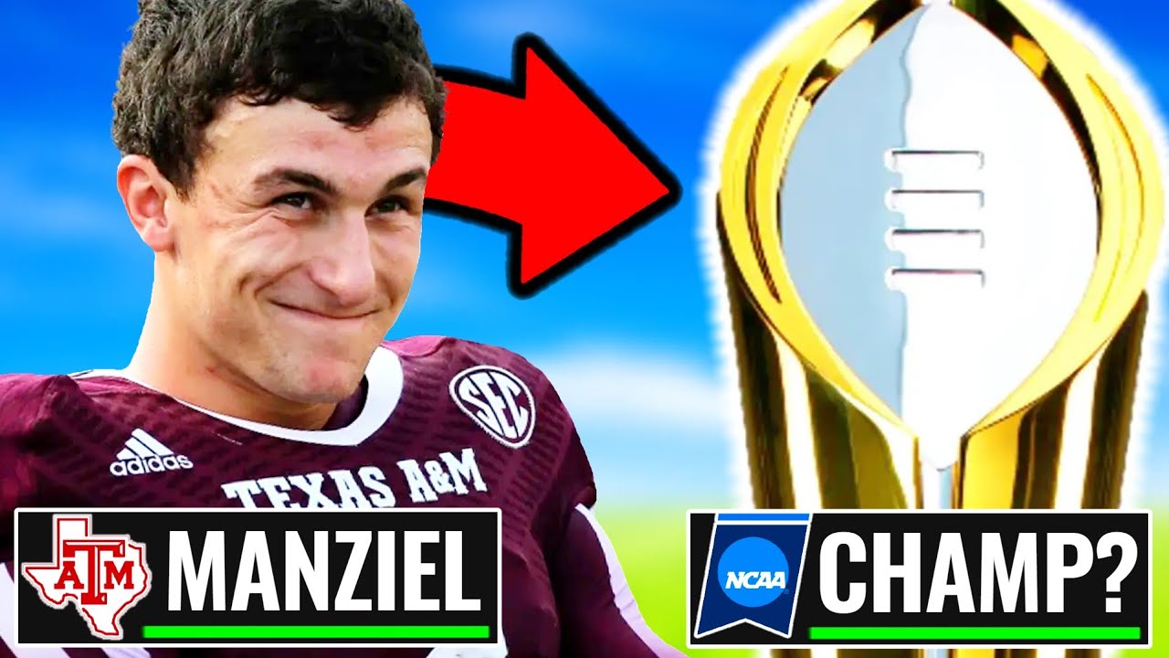 I REPLAYED Johnny Manziel&rsquo;s Career in NCAA Football 23!