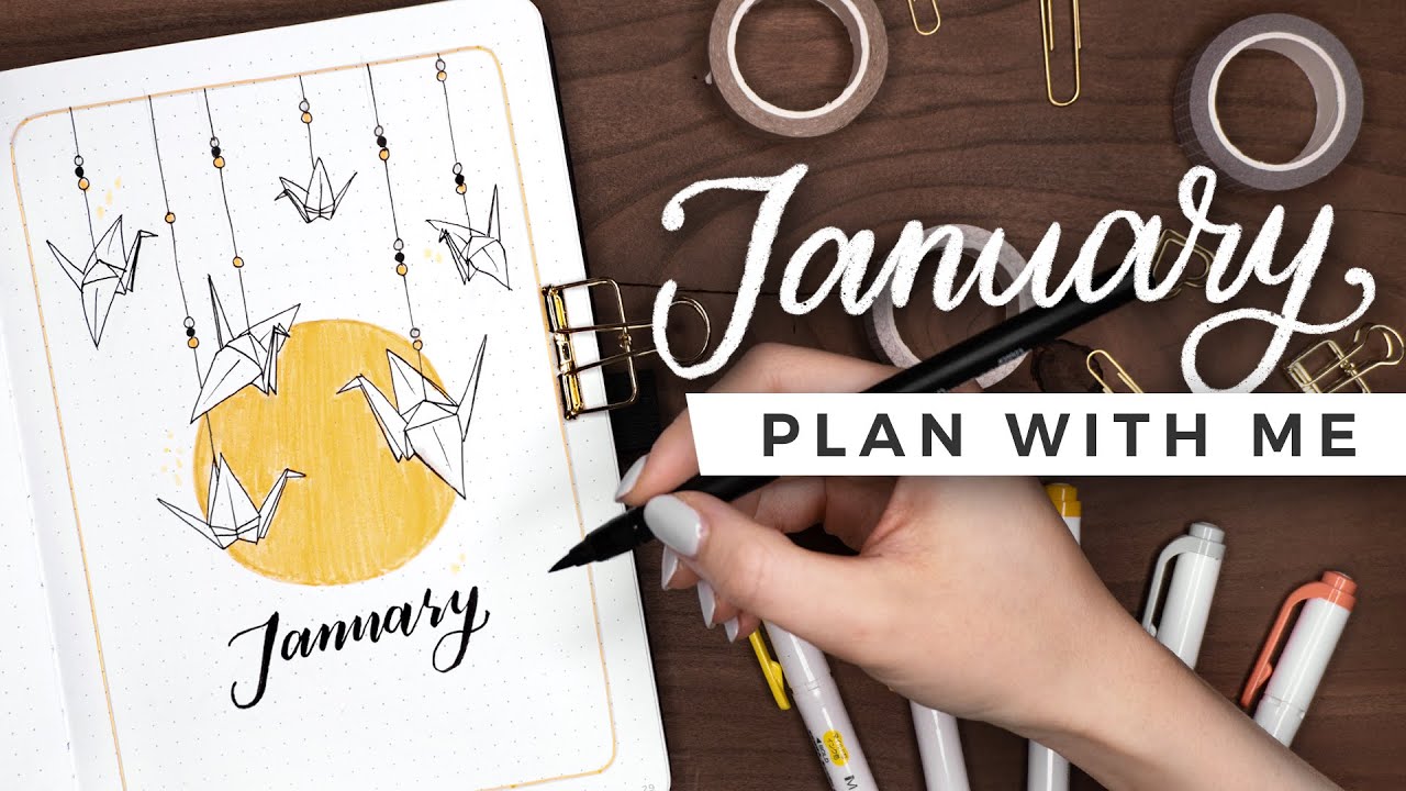 PLAN WITH ME | January 2021 Bullet Journal Setup