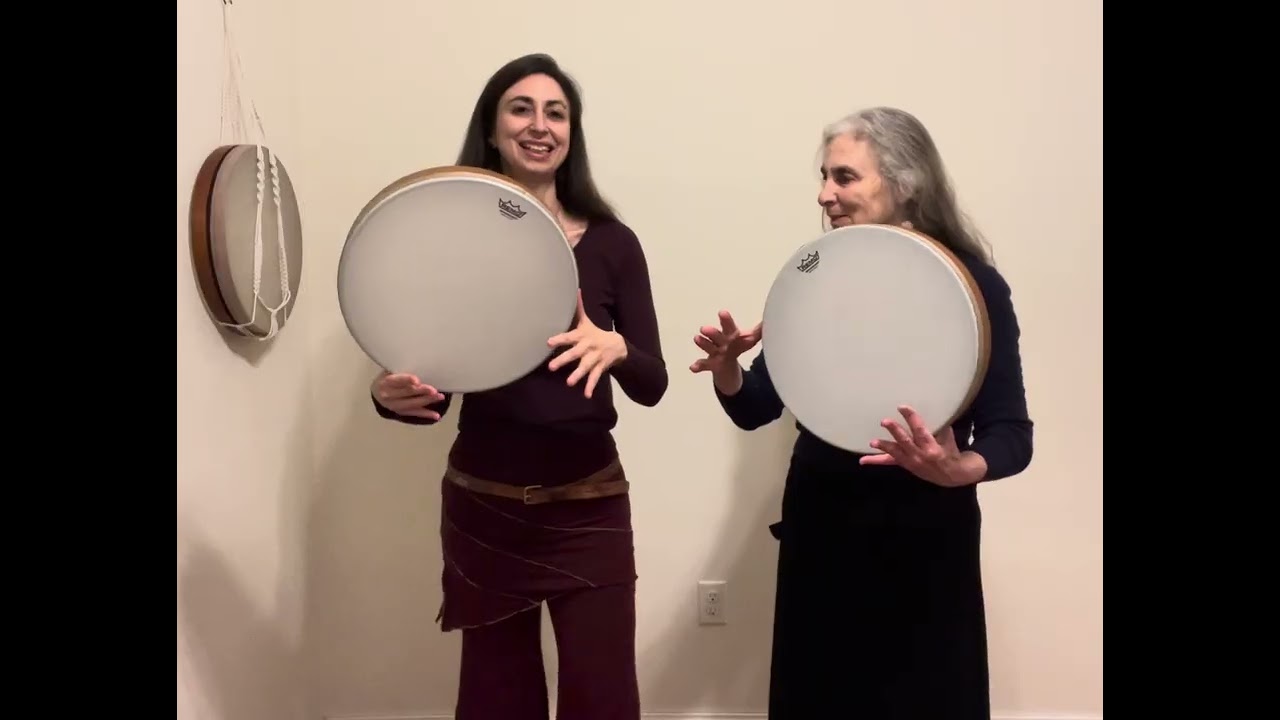 Frame Drumming Lesson with My Mom! Feel free to drum along. 