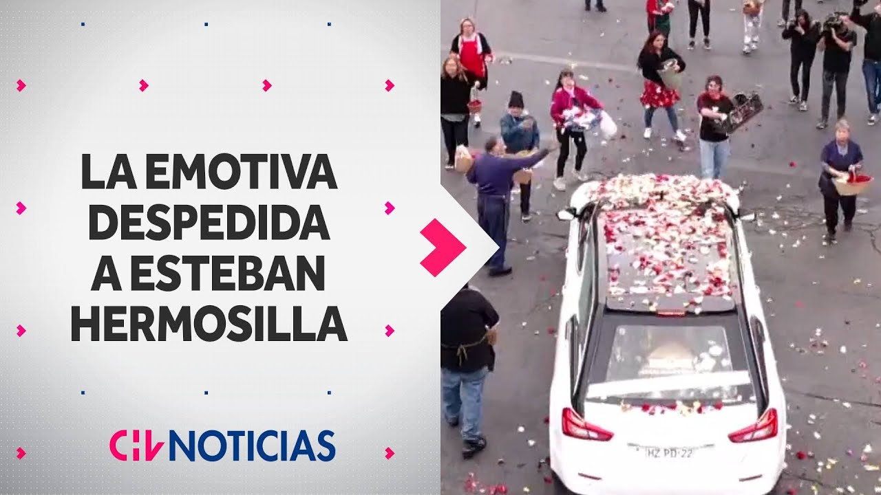LA MASIVA Y EMOTIVA despedida a Esteban Hermosilla, niño fallecido en Recoleta - CHV Noticias