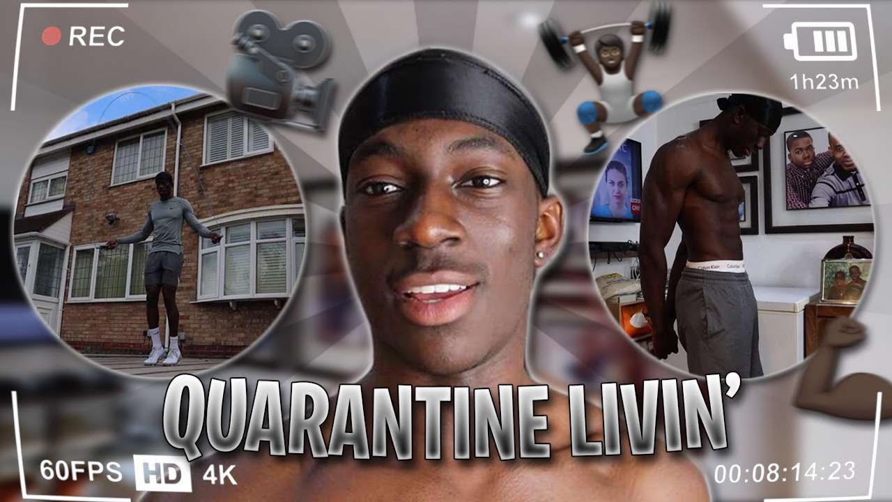 Quarantine Livin' ft. At Home Chest Workout