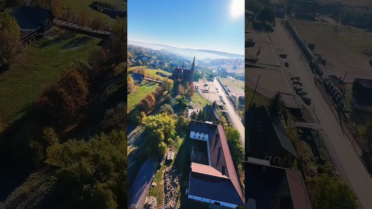 Cacica in culorile toamnei.#toamna #travel #drone