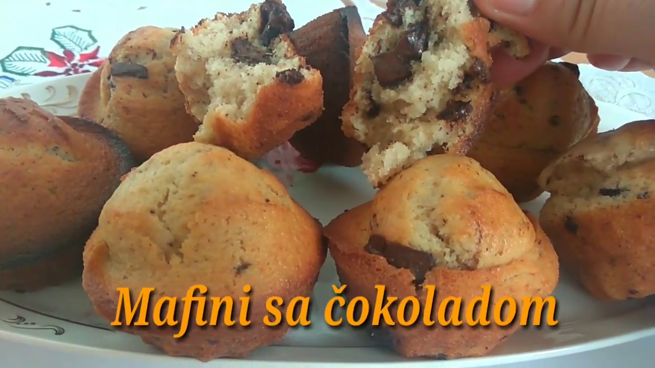 Mafini sa čokoladom - Najjednostavniji recept za mafine