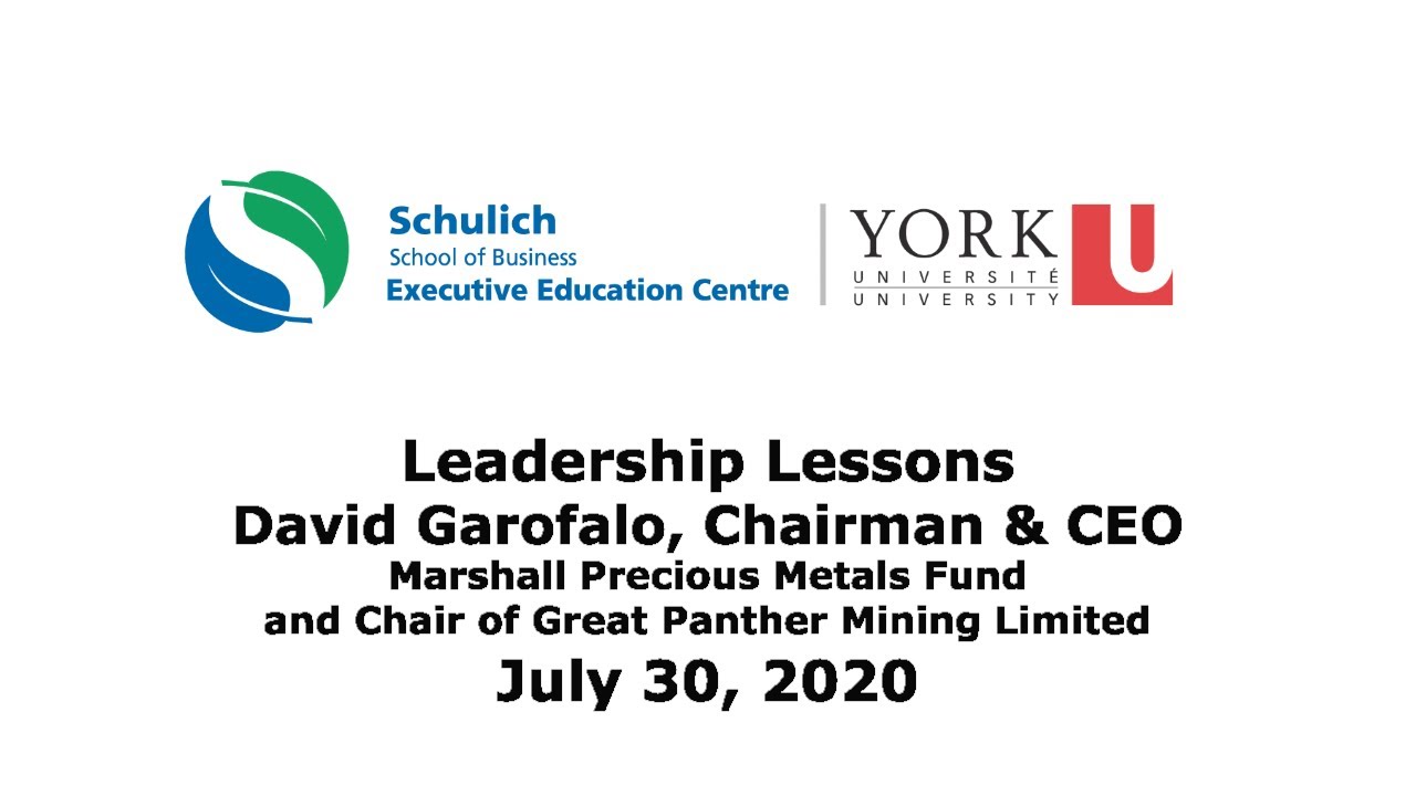 Mining Industry Leadership Lessons with David Garofalo