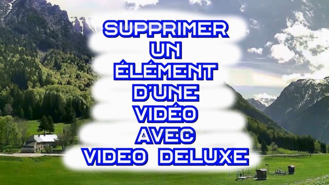 🖌️ Supprimer un élément d'une vidéo avec Video Deluxe - Part 1