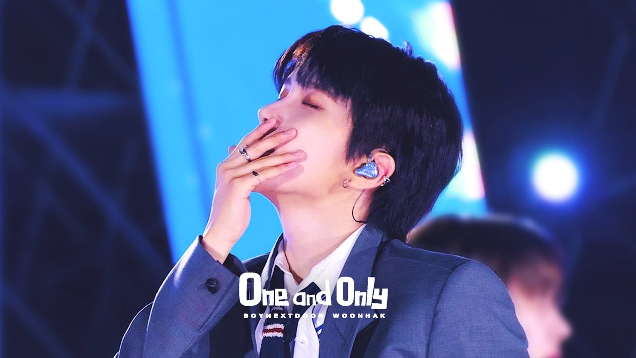 [4K] 240519 MEGA CONCERT 'One and Only' 보이넥스트도어 운학 직캠 | BOYNEXTDOOR WOONHAK Focus