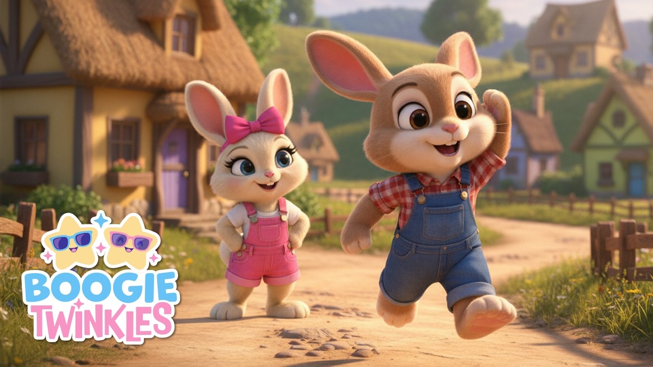 Jack and Jill | Toddler Songs About Rabbits | Boogie Twinkles Nursery Rhymes & Kids Songs