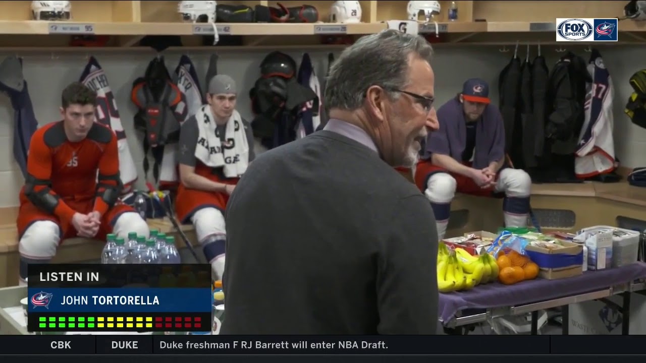 John Tortorella Pregame Speech (Apr. 10, 2019)